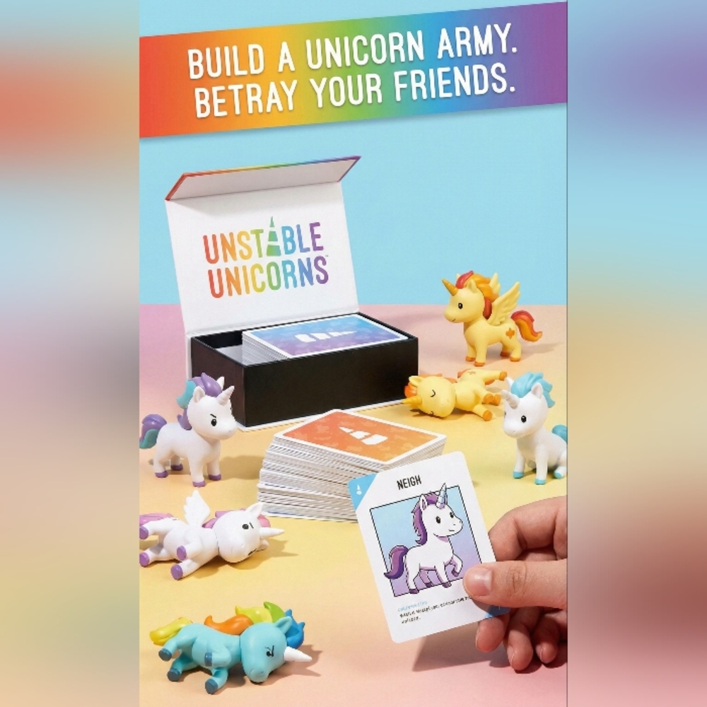 Unstable Unicorns 2nd Edit. *LTD TIME ONLY*FREE COPY*NEW SEALED